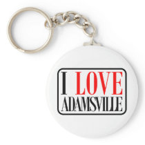 Adamsville, Alabama City Design Key Chain