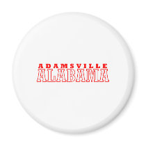 Adamsville, Alabama City Design Fridge Magnets