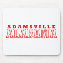 Adamsville, Alabama City Design Mouse Pad