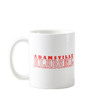 Adamsville, Alabama City Design Coffee Mug
