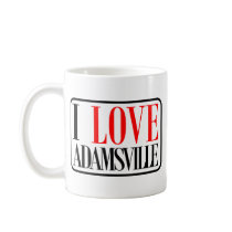 Adamsville, Alabama City Design Coffee Mugs