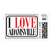 Adamsville, Alabama City Design Postage