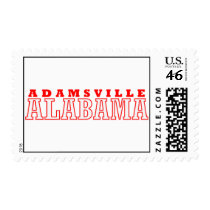 Adamsville, Alabama City Design Postage