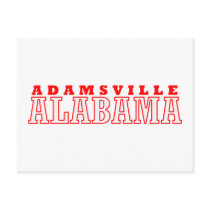 Adamsville, Alabama City Design Postcards