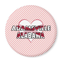Adamsville, Alabama Fridge Magnet