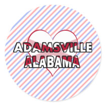 Adamsville, Alabama Round Stickers