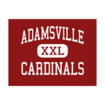 Adamsville - Cardinals - High - Adamsville Post Card