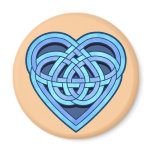 Adanvdo Heartknot Round Magnet