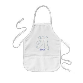 Add a face, ghosts Halloween color in aprons apron
