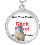 Add A Squirrel Custom Photo Necklace