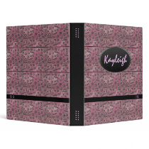 Add Her Name Pink Designer Binder