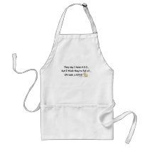 ADD Kitty Humor aprons by ironydesign ADD Kitty Humor aprons