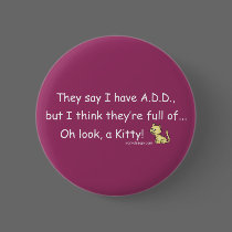 ADD Kitty Humor buttons by ironydesign ADD Kitty Humor buttons
