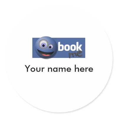 Add Me Round Stickers by TheCrewDesigns