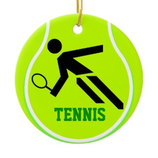 Add Photo Tennis Champs Ornament ornament