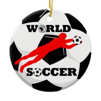 Add Photo World Soccer Ornament ornament