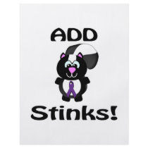 ADD Stinks Skunk Awareness Design Custom Flyer