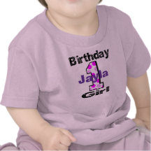 Add Your Child's Name 1st Birthday Girl Shirt