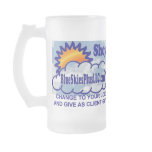 Add your Company Logo on Frosted Beer Mugs