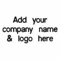 Add your company name & logo here embroidered shirts by Leweyhouse Add your company name & logo here embroidered shirts