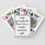 Add Your Goat photo Pearl Frame Bicycle® Play Deck Of Cards
