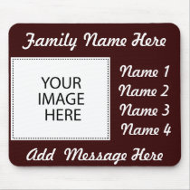Add Your Image Or Text Here - Customized mousepads