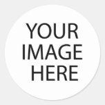 Add Your Image or Text Here Round Sticker