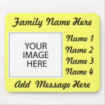 Add Your Image Or Text mousepads