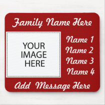 Add Your Image Or Text mousepads