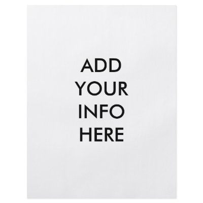 Add your info here full color flyer by makesomething