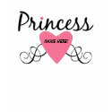 Add Your Name Princess T-shirt by toddlersplace Add Your Name Princess T-shirt