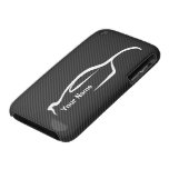 "add your name" Skyline GT-R w/ faux carbon fiber iPhone 3 Cover