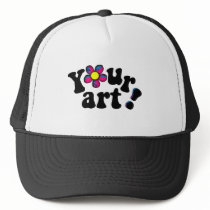 Add Your OWN Artwork, Photo or Funny Saying! Mesh Hats