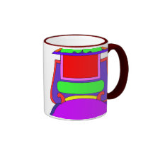 Add your own caption label mug