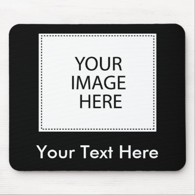 Add Your Own Image Or Text Mouse Mat by CustomizeIt