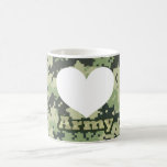 Add Your Own Photo Army Heart Coffee Mug