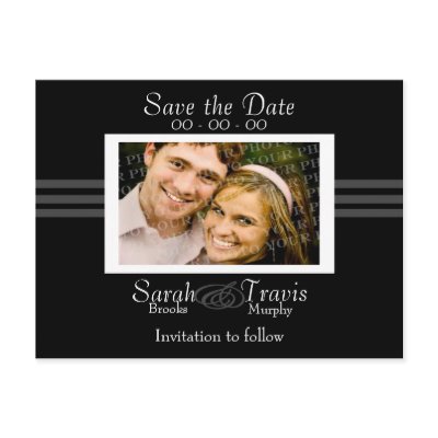 Add your own photo - Black Postcards by blushingbrides