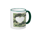 Add Your Own Photo Camo Heart Coffee Mug