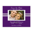 Add your own photo - Purple postcards