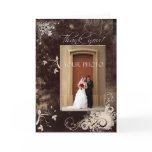Add your own photo wedding design template cards