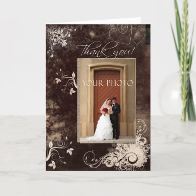 Add your own photo wedding design template cards by perfectpostage