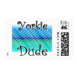 ADD Your Own Photo Yorkie DUDE Stamp