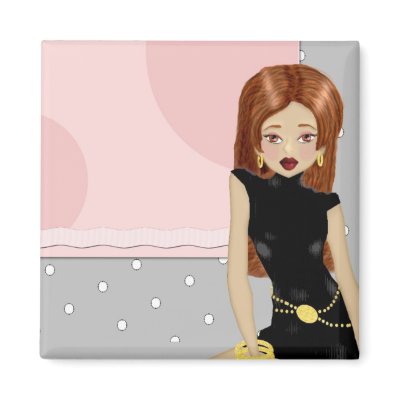 Add Your Own Text Diva Magnet. by nextstopitaly