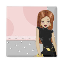 Add Your Own Text Diva Magnet. by nextstopitaly Add Your Own Text Diva Magnet.