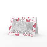 Add your Photo Be My Valentine Cut Out Frame - XOX Cards