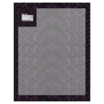 ADD Your Photo Be My Valentine Frame - Goth Hearts Customized Letterhead