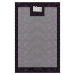 ADD Your Photo Be My Valentine Frame - Goth Hearts Stationery Paper
