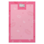 ADD Your Photo Be My Valentine Frame - Pink Lips Stationery Design