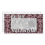 ADD Your Photo Be My Valentine Frame - Pink Scroll Photo Cards