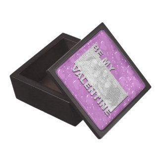 ADD Your Photo Be My Valentine Frame - Purple Hear planetjillgiftbox